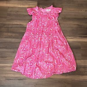 Vineyard Vines Island Scarf Print Ruffle Dress